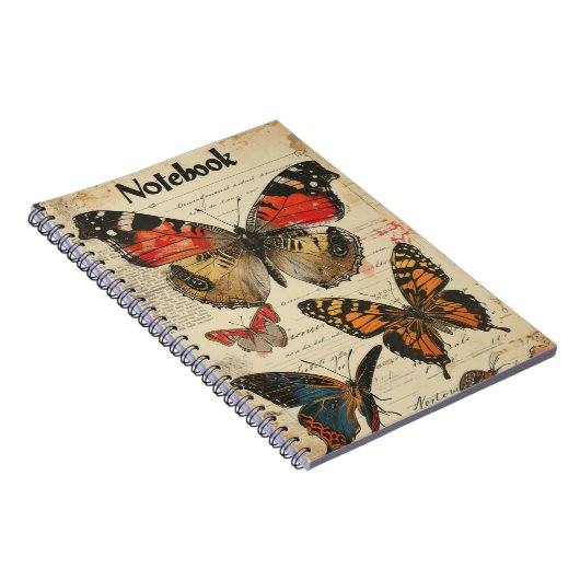 Vlinders  notitieboek (Rechterzijde)
