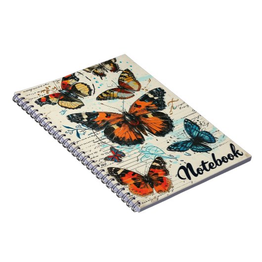 Vlinders notitieboek (Rechterzijde)