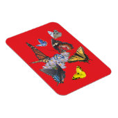 vlinders nuchterheid symbool rechthoek magneet (Rechterzijde)