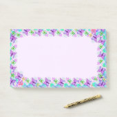 Vlinders omlijst Sticky Notes (Op bureau)