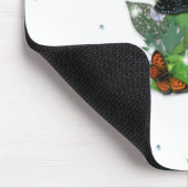 Vlinders op Bladeren Muismat (Hoek)