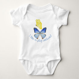 Vlinders op een Baby Bodysuit (B)