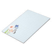 Vlinders op een groot Notitieblok (Schuin)