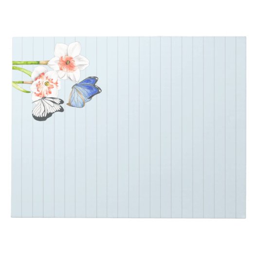 Vlinders op een groot Notitieblok (Voorkant)