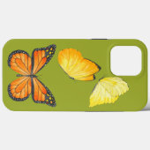 Vlinders op een iPhone Case (A) (Achterkant (horizontaal))