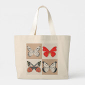 Vlinders op een Jumbo Tas (Achterkant)