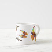 Vlinders op een tak espresso kop (Voorkant rechts)