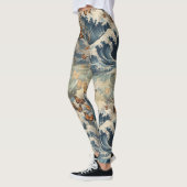 Vlinders op golven leggings (Links)