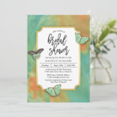 Vlinders op het Southwest Colours Vrijgezellenfees Kaart (Staand voorkant)