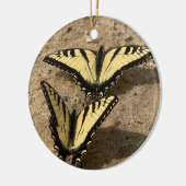Vlinders op het strand keramisch ornament (Links)