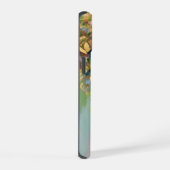 Vlinders op lichtblauwe achtergrond iPhone 15 case (Rechterkant)