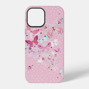Vlinders Op Stippen iPhone 12 Hoesje