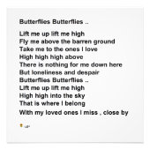 VLINDERS (OPTIE 1) FOTO AFDRUK (Voorkant)