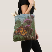 vlinders oranje  tote bag (Dichtbij)