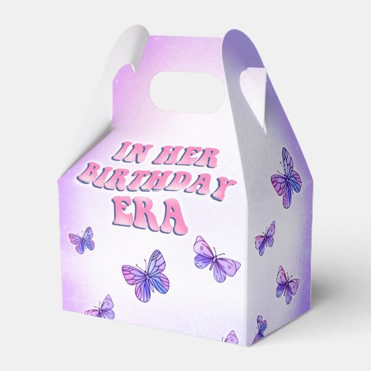 Vlinders oren verjaardagsfeestje gunstbox bedankdoosjes (Achterkant)