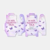 Vlinders oren verjaardagsfeestje gunstbox bedankdoosjes (Uitgevouwen)