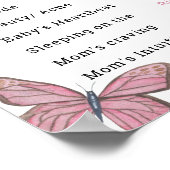 Vlinders - Oude vrouwen Tales Geslacht onthullen b Poster (Hoek)