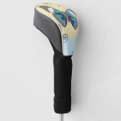 Vlinders Overdag Golfheadcover (Schuin)