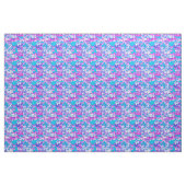 Vlinders, paars en turquoise stof (Yard (91,4 cm))