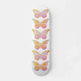 Vlinders Paars Goud Glans Persoonlijk Skateboard