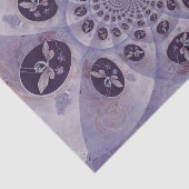 Vlinders Paars Vintage Abstract Hippie Boho Tissuepapier (Detail)