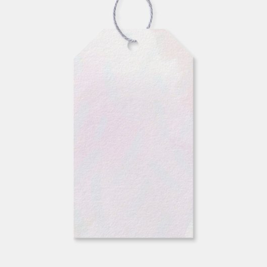 Vlinders Paarse Roze Baby shower Gift Label Cadeaulabel (Achterkant)