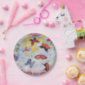 Vlinders Papier Borden 7" Papieren Bordje (Feest)