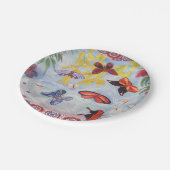 Vlinders Papier Borden 7" Papieren Bordje (Gekanteld)