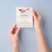 Vlinders paradijs Waterverf Oranje Trouw Fly Flyer (Hand)
