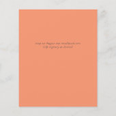 Vlinders paradijs Waterverf Oranje Trouw Fly Flyer (Achterkant)