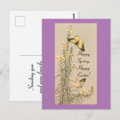 vlinders Pasen Briefkaart (Voorkant / Achterkant)