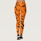 VLINDERS PATROON HALLOWEEN NAADLOOS LEGGINGS (Achterkant)