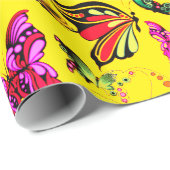 Vlinders patroon Inpakpapier (Rol Hoek)