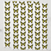 Vlinders patroon origamipapier (Voorkant / Achterkant)