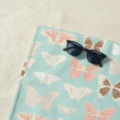  Vlinders Pattern Meisje's Strandlaken (In situ)