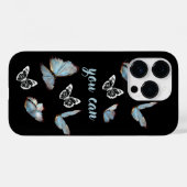 Vlinders positieve wijziging offerte iPhone Case (Achterkant (horizontaal))