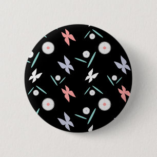 Vlinders Ronde Button 5,7 Cm