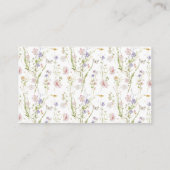 Vlinders Roze Bloemen Neem een recept mee Informatiekaartje (Achterkant)