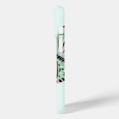 Vlinders roze en groen Case-Mate iPhone case (Achterkant / Links)