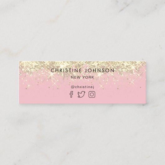 vlinders roze getrouwheidskaart mini visitekaartje (Achterkant)