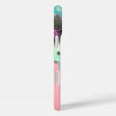 VLINDERS, ROZE TEAL ROZEN EN ANEMONEBLOEMEN Case-Mate iPhone CASE (Achterkant / Rechts)