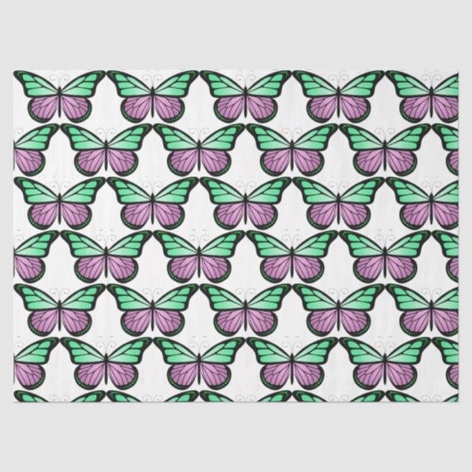 Vlinders Serie Ontwerp 2 Tissuepapier (Voorkant)