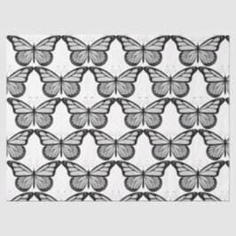Vlinders Serie Ontwerp 9 Tissuepapier