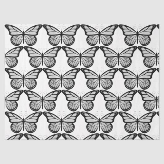 Vlinders Serie Ontwerp 9 Tissuepapier (Voorkant)