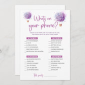 Vlinders Sering Wat Staat Er Op Je Telefoon Spelka Kaart (Voorkant / Achterkant)