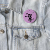 Vlinders Silhouette Button (In situ)
