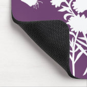Vlinders Silhouette Mousepad Muismat (Hoek)
