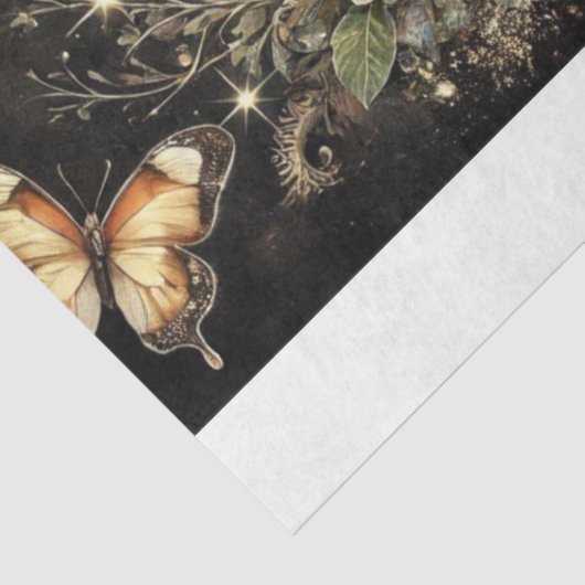 vlinders Steampunk Lion Decoupage Tissuepapier (Detail)