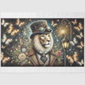 vlinders Steampunk Lion Decoupage Tissuepapier (Voorkant)