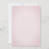 Vlinders Stippen Bloem Baby Shower Kaart (Achterkant)